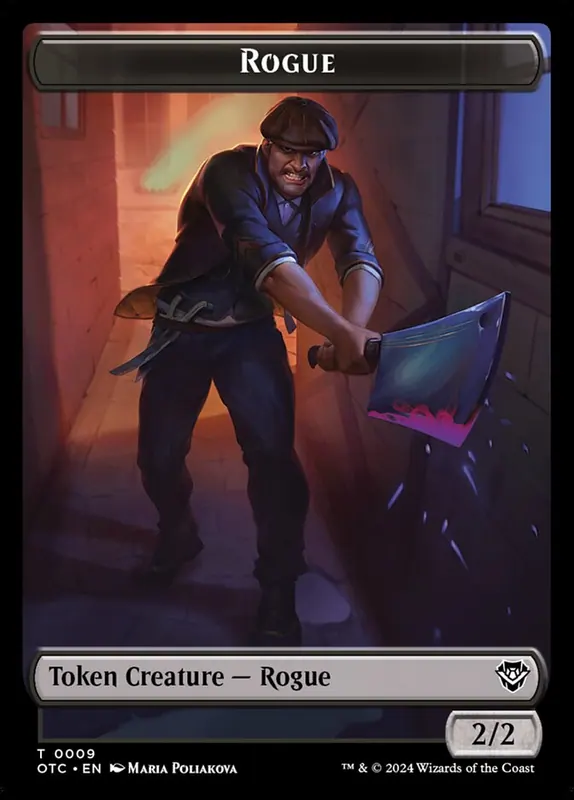 Rogue [Outlaws of Thunder Junction Commander Tokens]
