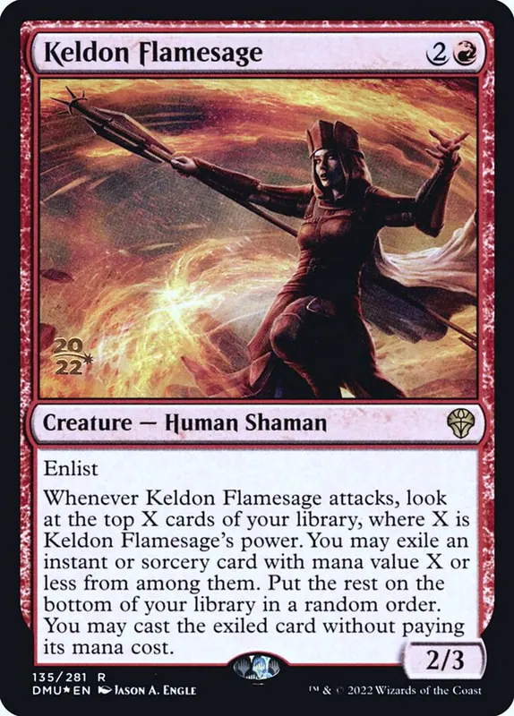 Keldon Flamesage [Dominaria United Promos]