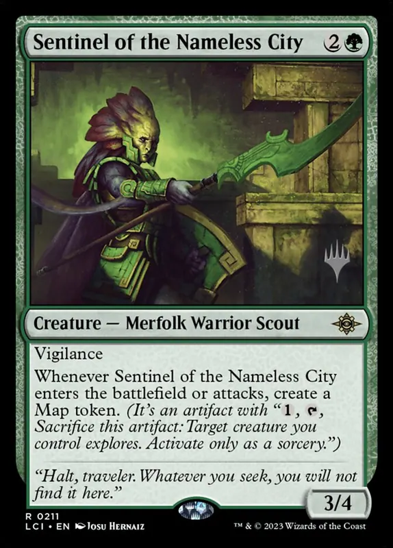 Sentinel of the Nameless City [The Lost Caverns of Ixalan Promos]