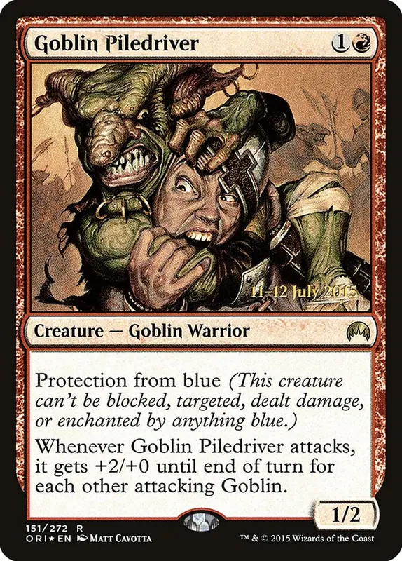 Goblin Piledriver [Magic Origins Promos]