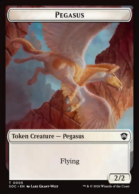 Pegasus [Secrets of Strixhaven Commander Tokens]