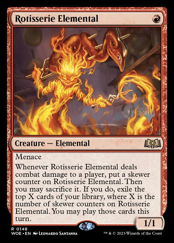 Rotisserie Elemental [Wilds of Eldraine Promos]