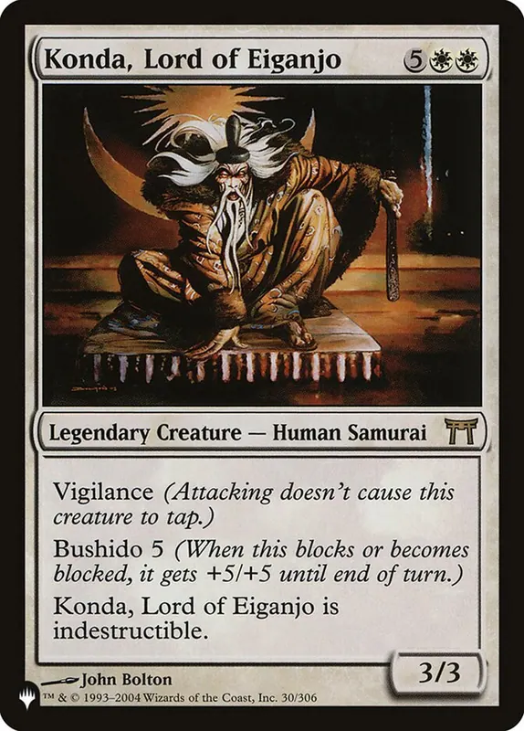 Konda, Lord of Eiganjo [The List]