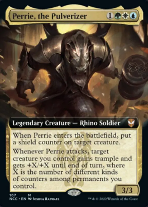 Perrie, the Pulverizer (Extended Art) [Streets of New Capenna Commander]