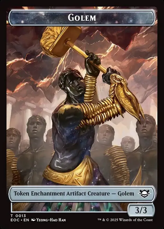 Golem [Edge of Eternities Commander Tokens]