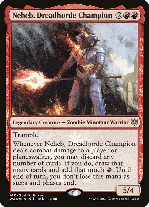 Neheb, Dreadhorde Champion [War of the Spark Promos]