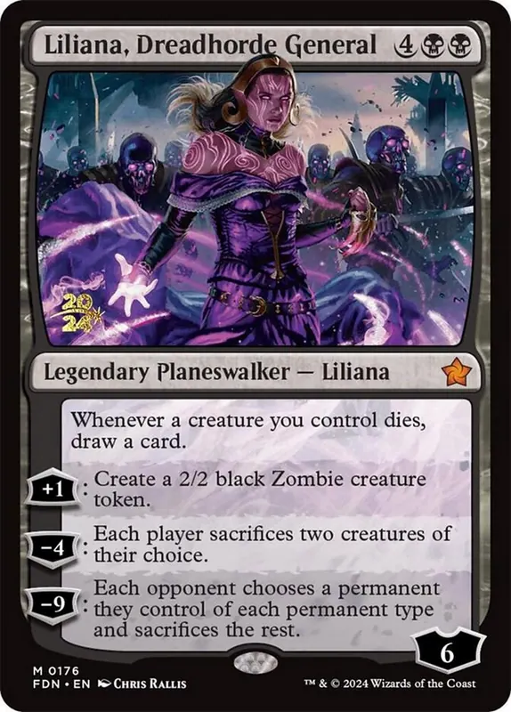 Liliana, Dreadhorde General [Foundations Promos]