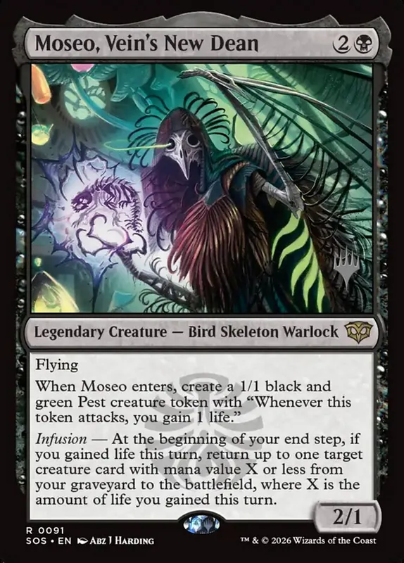Moseo, Vein's New Dean [Secrets of Strixhaven Promos]