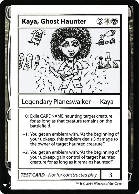 Kaya, Ghost Haunter [Mystery Booster Playtest Cards]