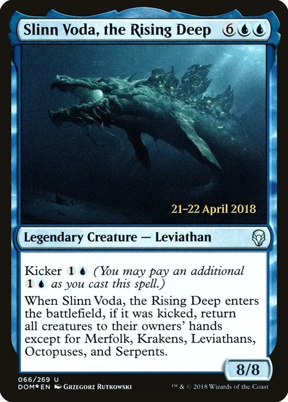 Slinn Voda, the Rising Deep [Dominaria Prerelease Promos] - Español
