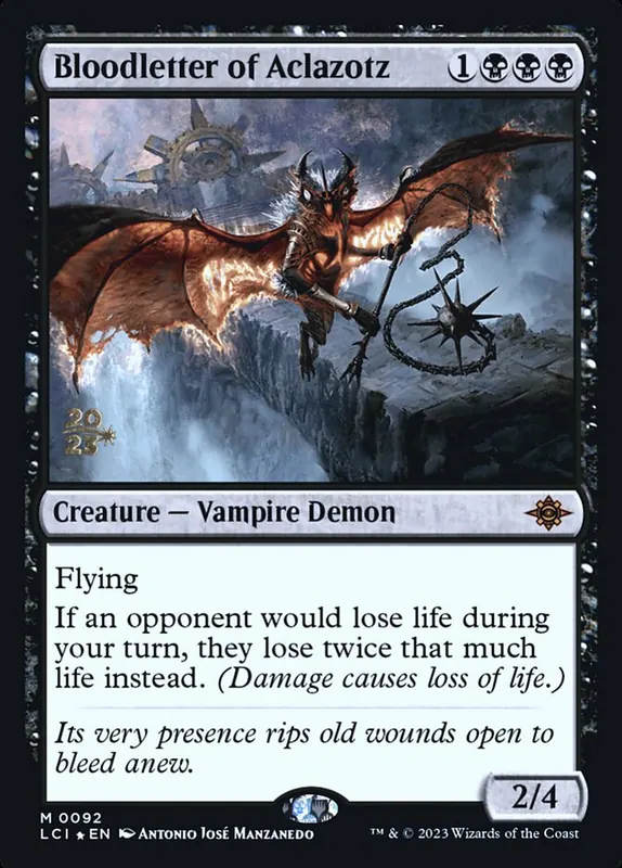 Bloodletter of Aclazotz [The Lost Caverns of Ixalan Promos]
