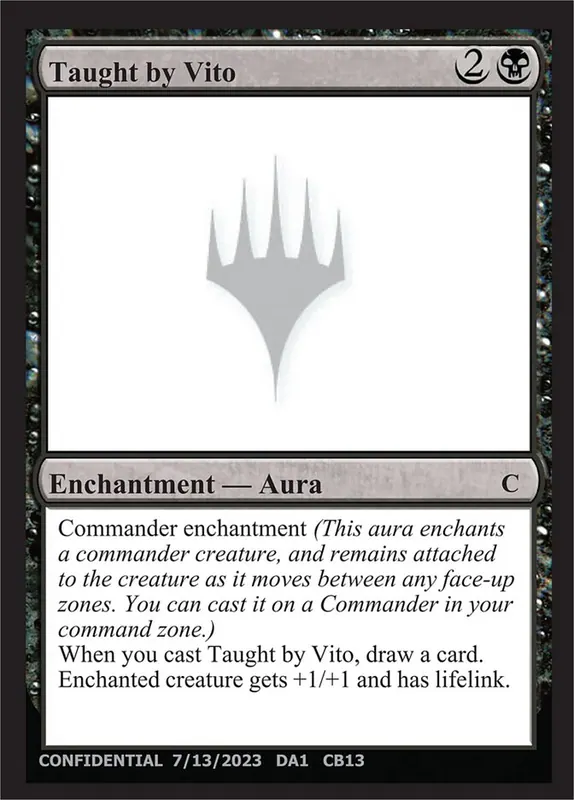 Taught by Vito [Unknown Event]
