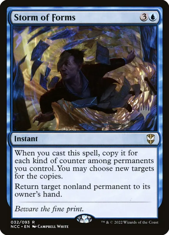 Storm of Forms [New Capenna Commander Promos]