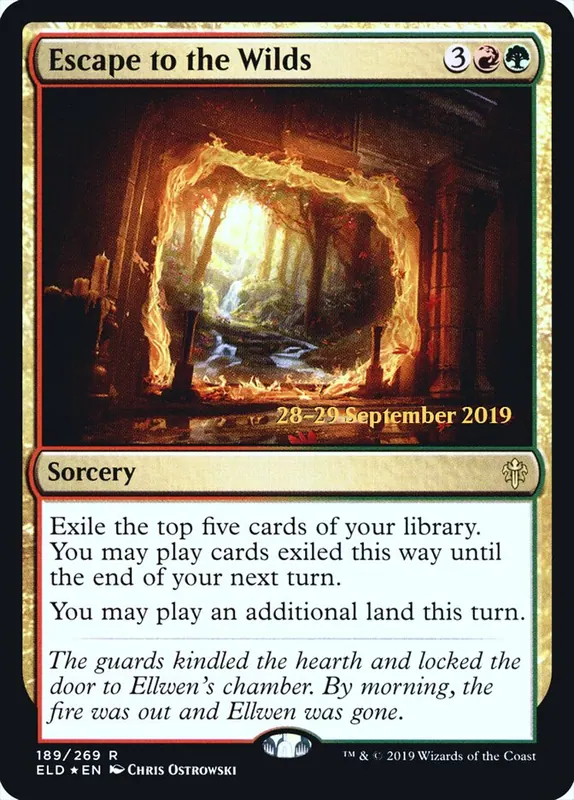 Escape to the Wilds [Throne of Eldraine Promos]