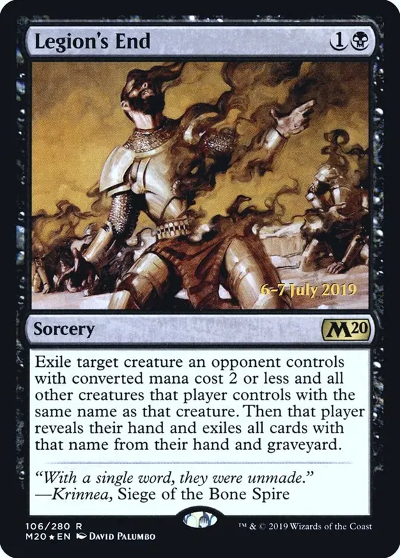 Legion's End - Español [Core Set 2020 Prerelease Promos]