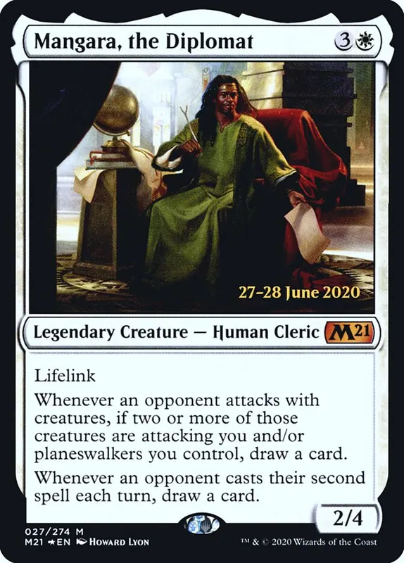 Mangara, the Diplomat [Core Set 2021 Promos]
