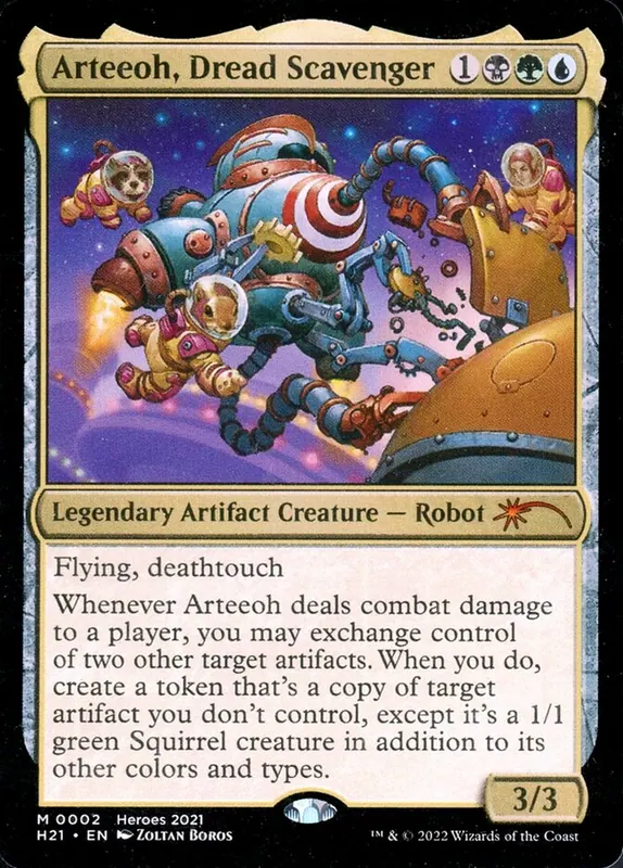 Arteeoh, Dread Scavenger [2021 Heroes of the Realm]