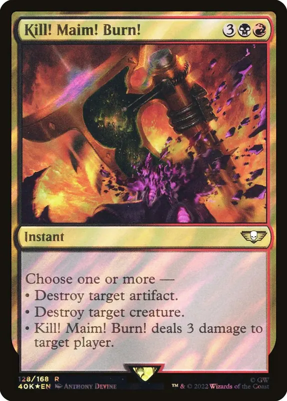 Kill! Maim! Burn! [Warhammer 40,000 Commander]