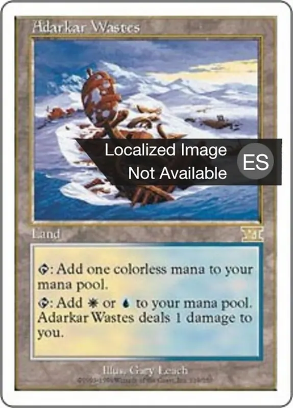 Adarkar Wastes [Classic Sixth Edition] - Español