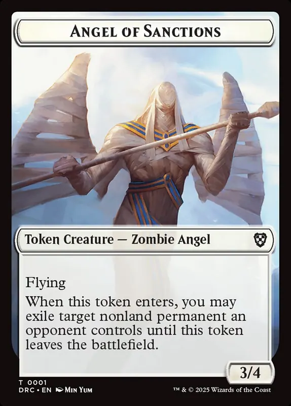 Angel of Sanctions [Aetherdrift Commander Tokens]