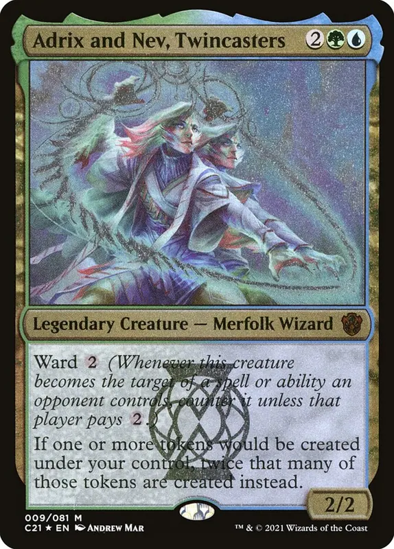 Adrix and Nev, Twincasters [Commander 2021 Display Commanders]