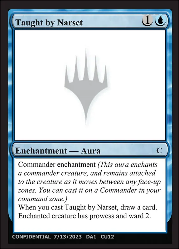 Taught by Narset [Unknown Event]