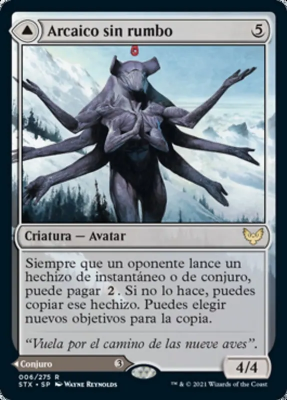 Wandering Archaic // Explore the Vastlands [Strixhaven: School of Mages] - Español