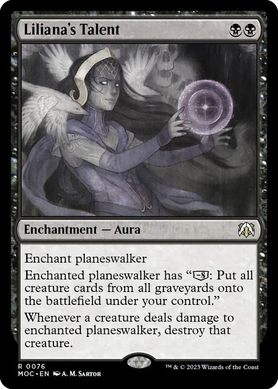 Liliana's Talent [March of the Machine Commander] - Español