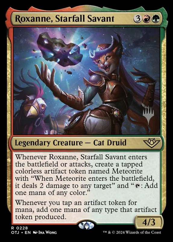 Roxanne, Starfall Savant [Outlaws of Thunder Junction Promos]