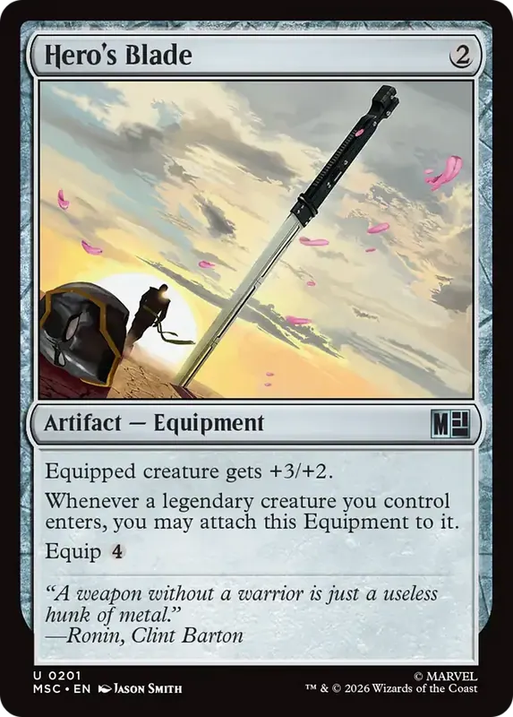 Hero's Blade [Marvel Super Heroes Commander]