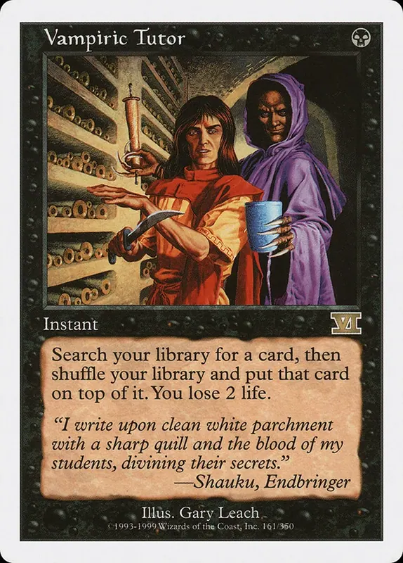 Vampiric Tutor [Classic Sixth Edition] - Japones