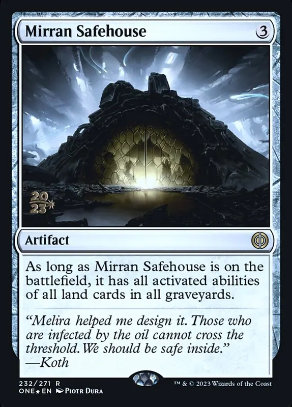 Mirran Safehouse [Phyrexia: All Will Be One Promos]