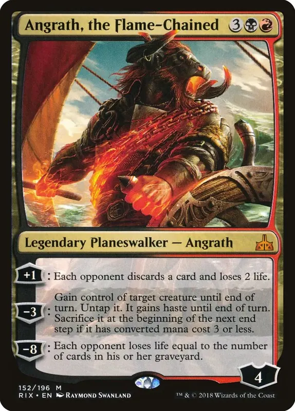 Angrath, the Flame-Chained [Rivals of Ixalan] - Español