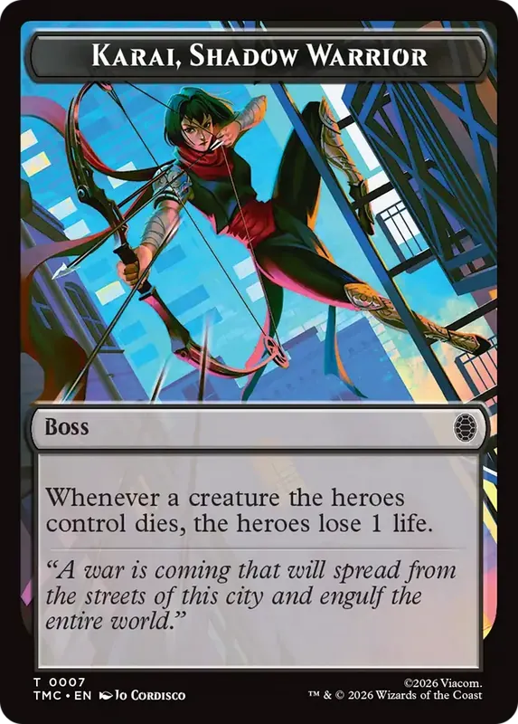 Karai, Shadow Warrior [Teenage Mutant Ninja Turtles Commander Tokens]