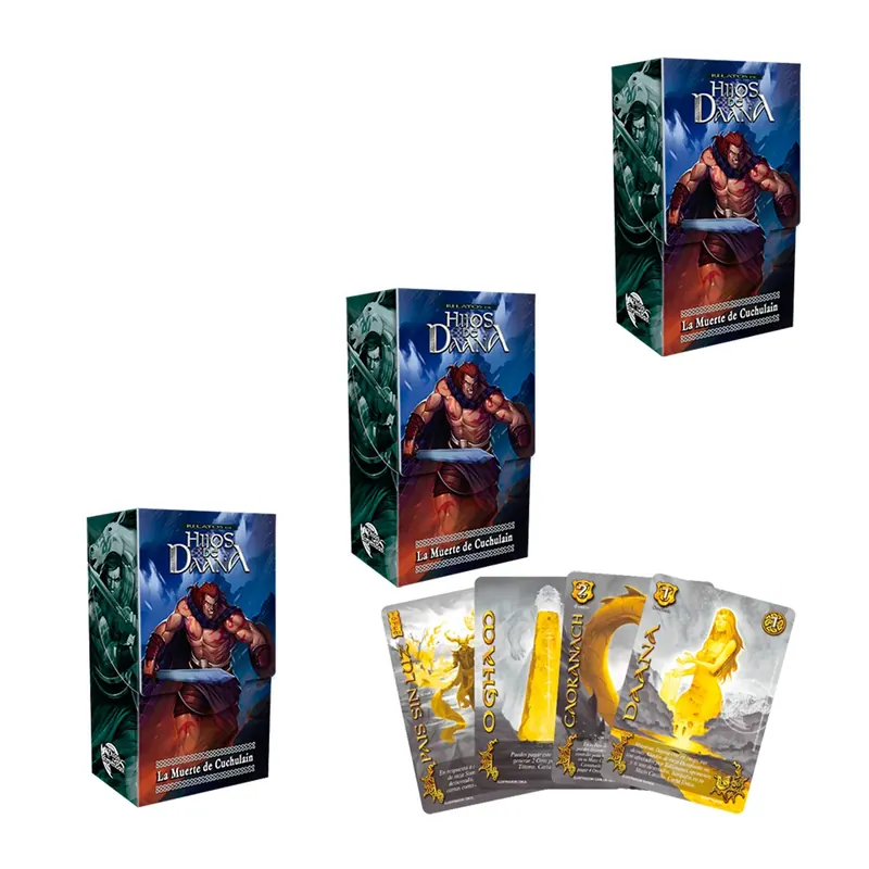 Mitos y Leyendas - Promo x 3 Kits  La Muerte De Cuchulain - Mas 2 Cartas Secretas - Relatos De Hijos De Daana (Preventa)