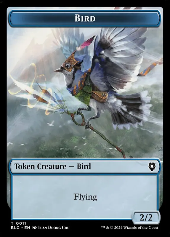 Bird [Bloomburrow Commander Tokens]