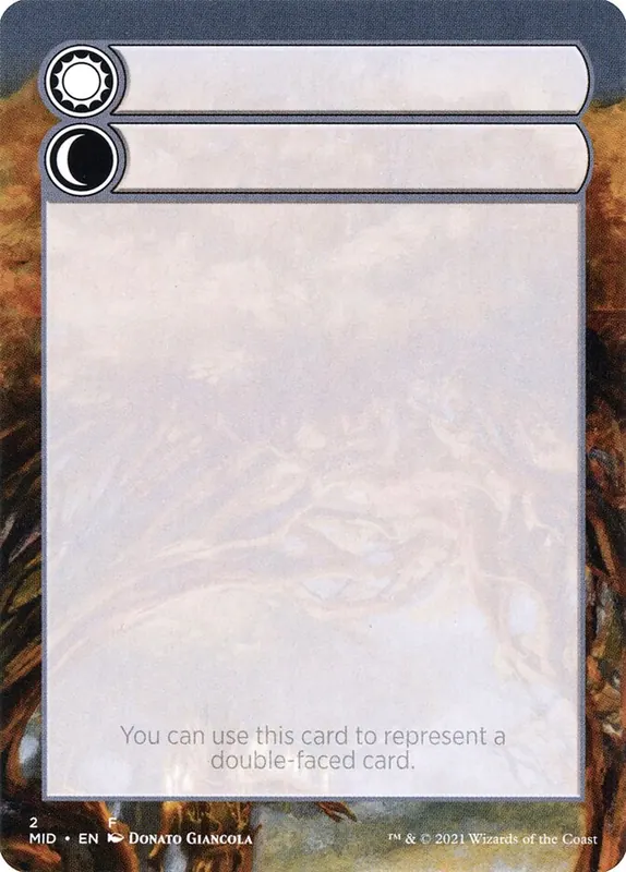 Double-Faced Substitute Card [Innistrad: Midnight Hunt Substitute Cards]