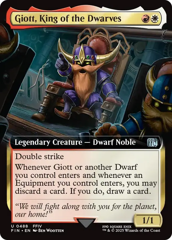 Giott, King of the Dwarves (Extended Art) [FINAL FANTASY]
