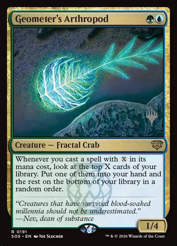 Geometer's Arthropod [Secrets of Strixhaven Promos]