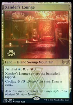 Xander's Lounge [Streets of New Capenna Prerelease Promos] - Español