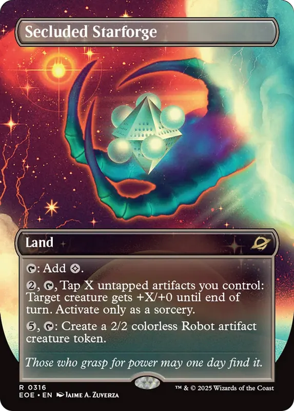 Secluded Starforge (Borderless) [Edge of Eternities]