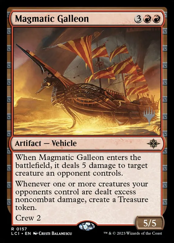 Magmatic Galleon [The Lost Caverns of Ixalan Promos]