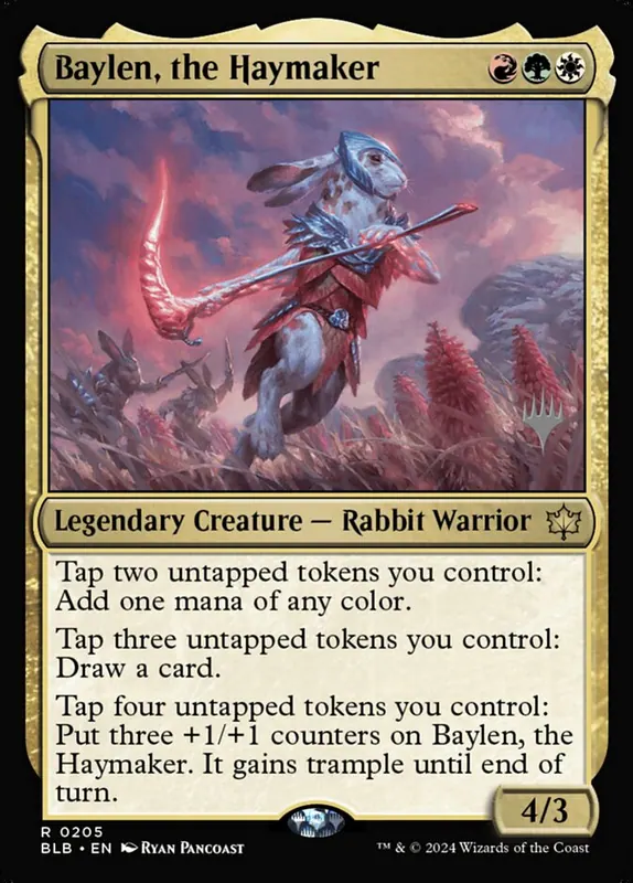 Baylen, the Haymaker [Bloomburrow Promos]