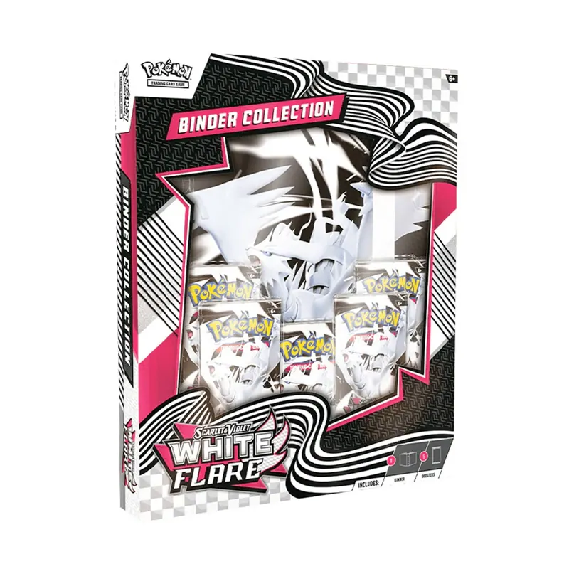 Pokémon - Binder Collection - White Flare - Ingles & Español