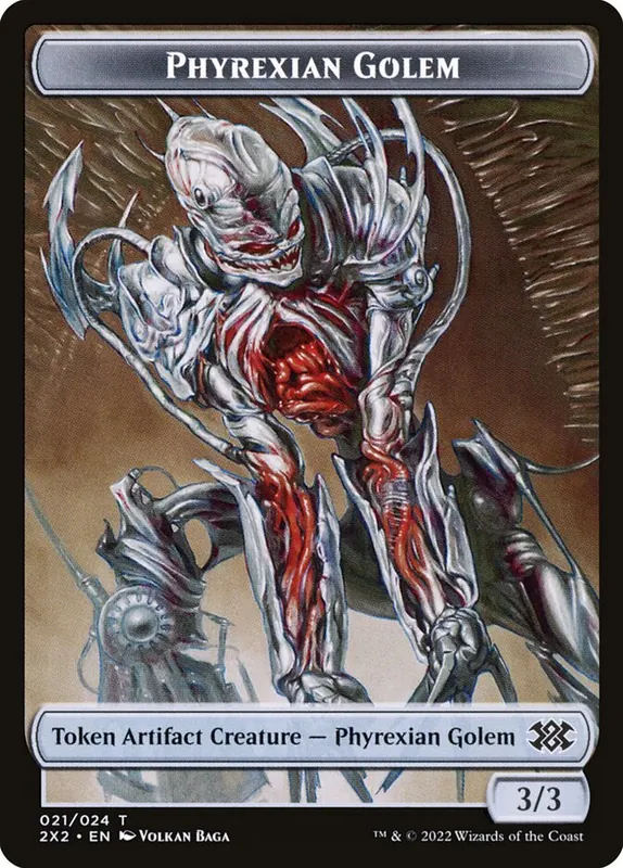 Phyrexian Golem [Double Masters 2022 Tokens]