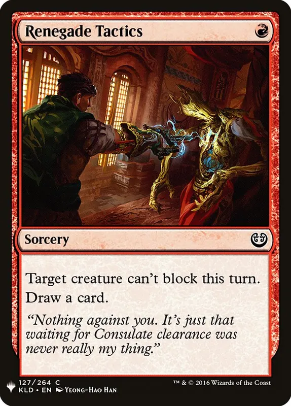 Renegade Tactics [The List]