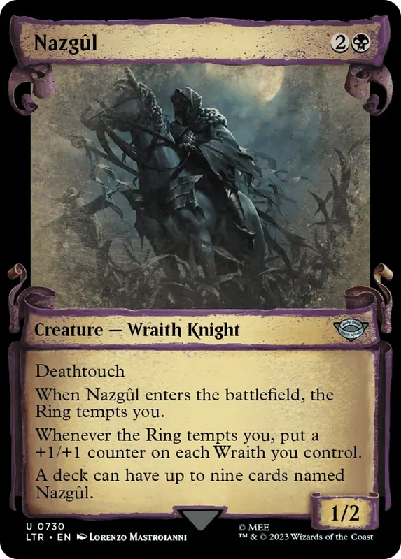 Nazgul (0730) [The Lord of the Rings: Tales of Middle-Earth Showcase Scrolls]