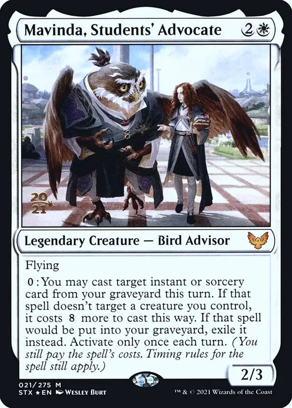 Mavinda, Students' Advocate [Strixhaven: School of Mages Promos]