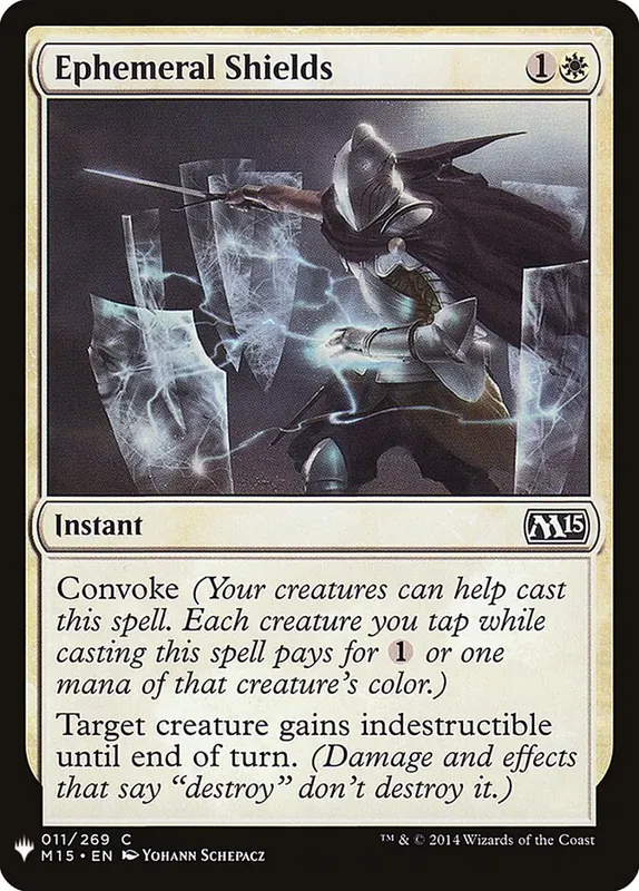 Ephemeral Shields [The List]