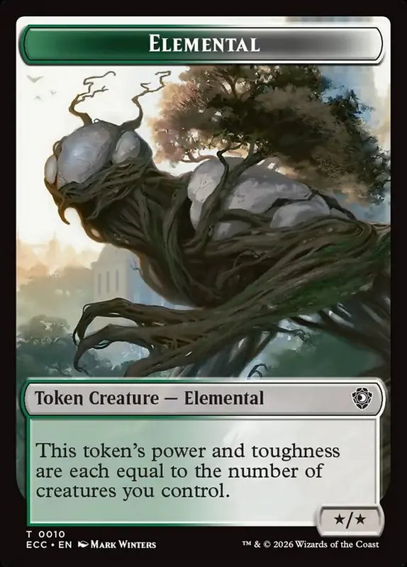 Elemental [Lorwyn Eclipsed Commander Tokens]